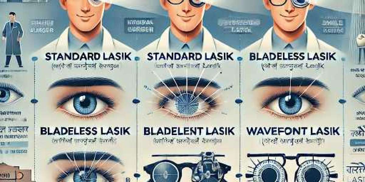 दिल्ली में उपलब्ध LASIK सर्जरी के विभिन्न प्रकार