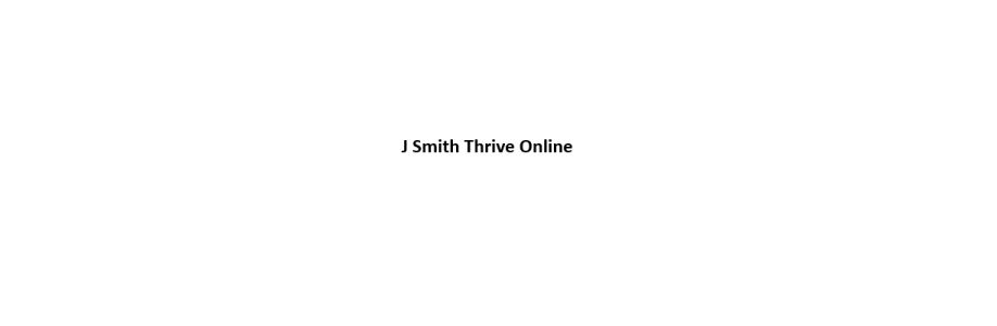 J Smith Thrive Online Cover Image