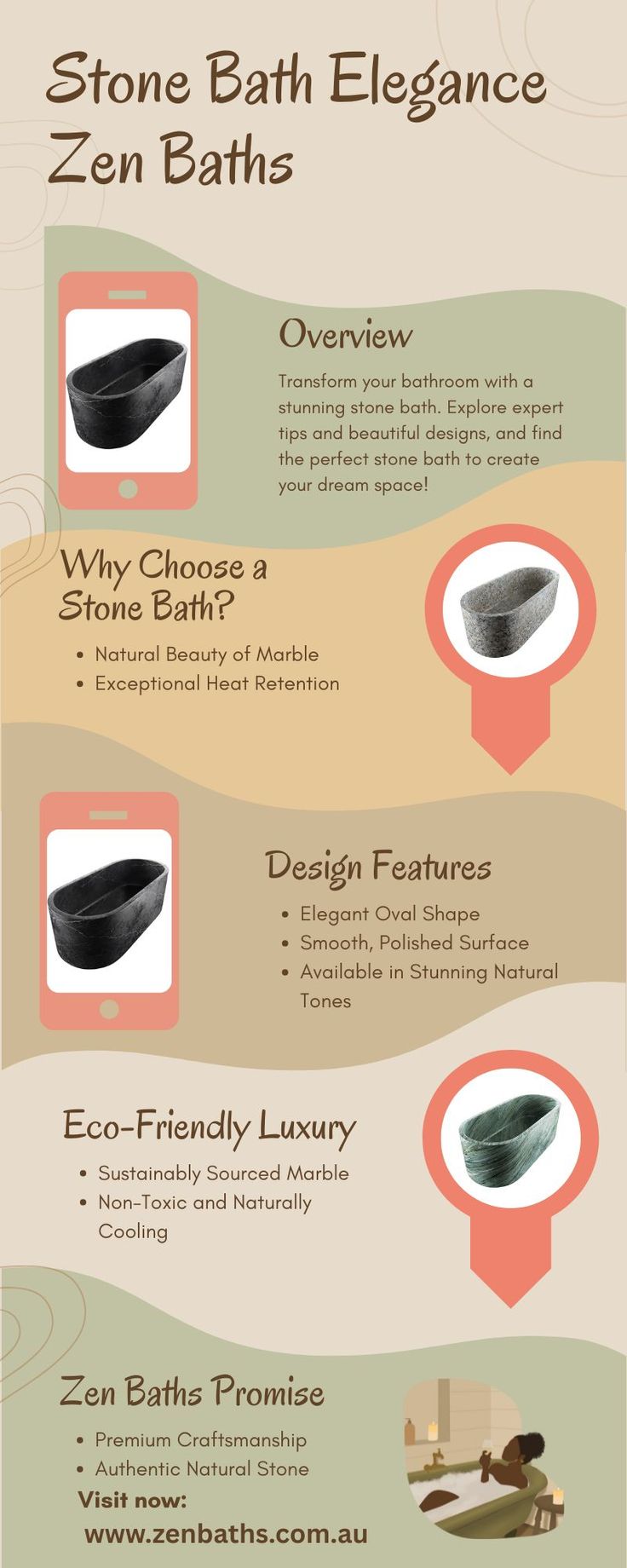 Stone Bath Elegance | Zen Baths